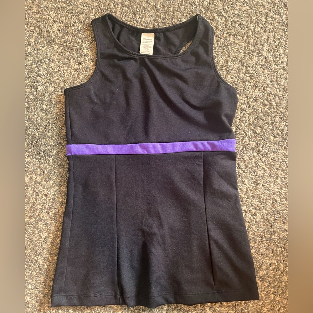 Chloe Noel Figure Skating Racerback Tank Top sz. CL